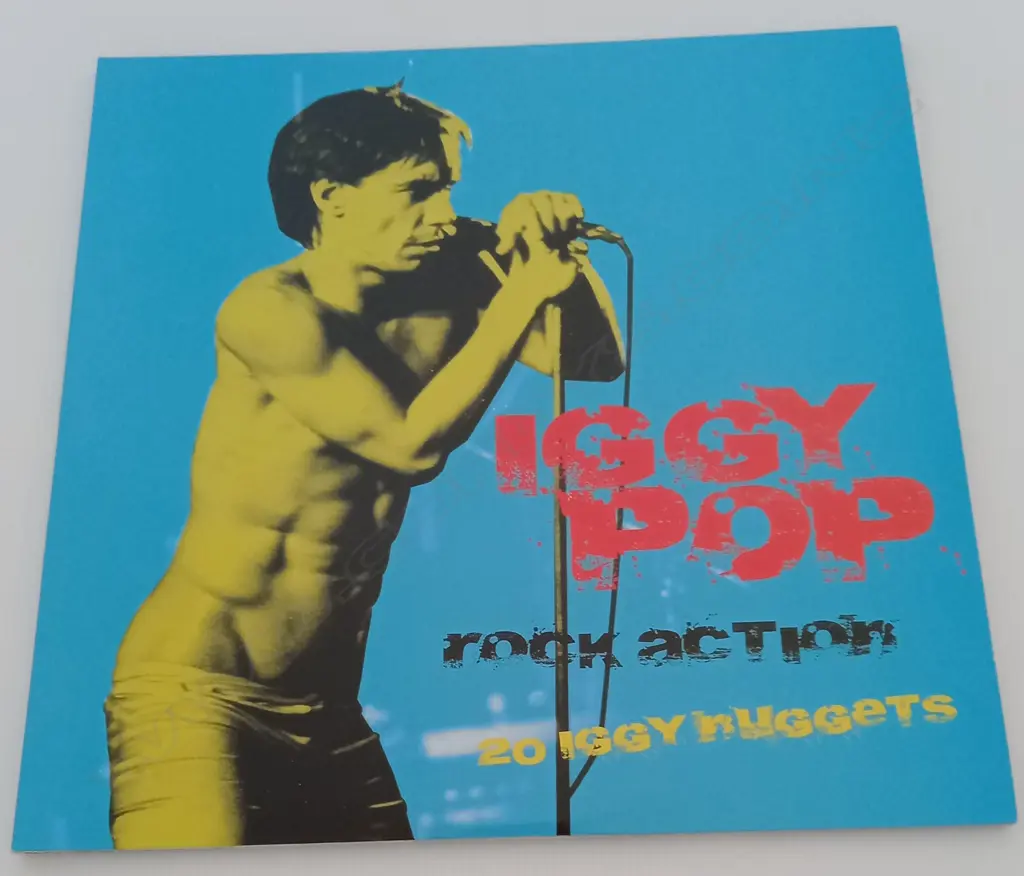 Iggy Pop, Rock Action  "20 Iggy Nuggets", (Double Album), (White Vinyl) Image 1++